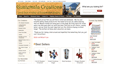 Desktop Screenshot of guatemalacreations.com